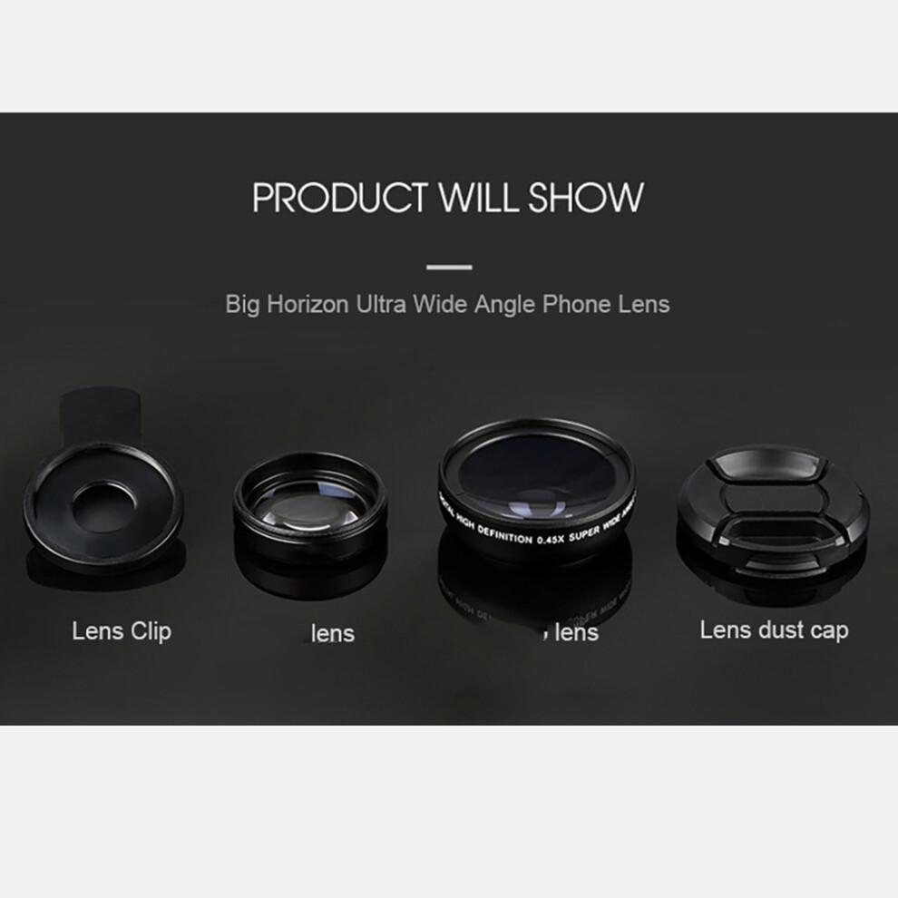 0.45X Wide Angle Macro Lens For Iphone & Android | Durable Aluminum 7901341585306