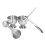 Durable Stainless Steel Egg Cup Set with Precision Cutter and Spoon 10