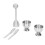 Durable Stainless Steel Egg Cup Set with Precision Cutter and Spoon 16