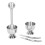 Durable Stainless Steel Egg Cup Set with Precision Cutter and Spoon 2