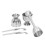 Durable Stainless Steel Egg Cup Set with Precision Cutter and Spoon 11