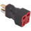 T Plug Parallel Adapter Connector 1 Male to 2 4
