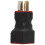 T Plug Parallel Adapter Connector 1 Male to 2 9
