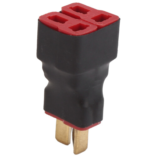 T Plug Parallel Adapter Connector 1 Male to 2