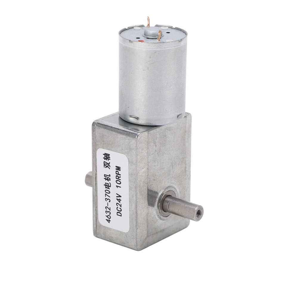DC Worm Gear Motor 4632 370 Aluminum Brass Double