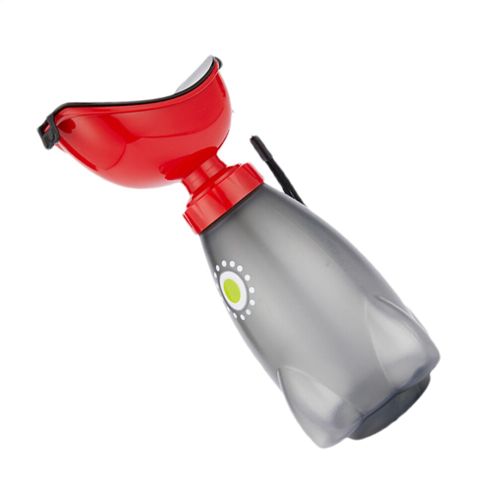 Red Urinal Bottle For Women - Portable Leak-Proof Urination Device With Lid And Funnel, Ergonomic High Capacity Design In