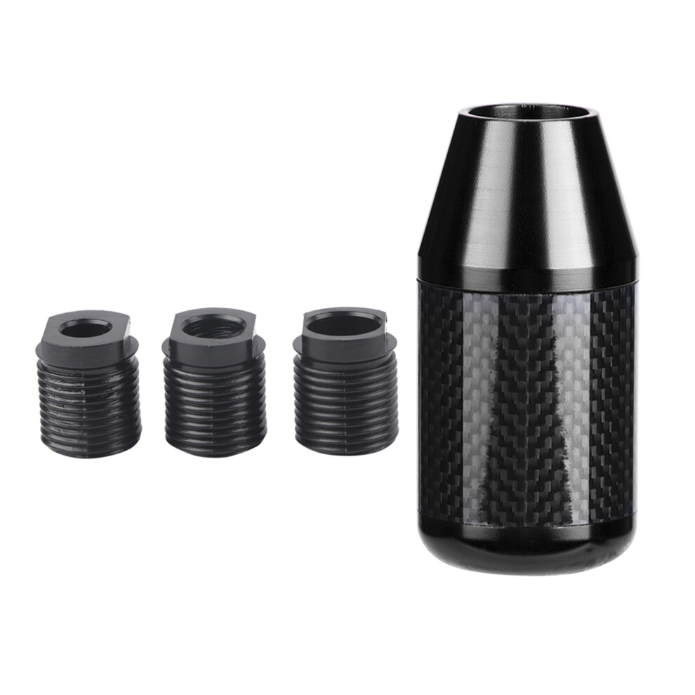 Universal Carbon Fiber Automatic Wave Stick Head Black 9387669424844