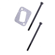 3X Muffler Gasket & Bolts Compatible with Husqvarna 351 350 345 340 353 346XP Models, Durable Replacement Parts