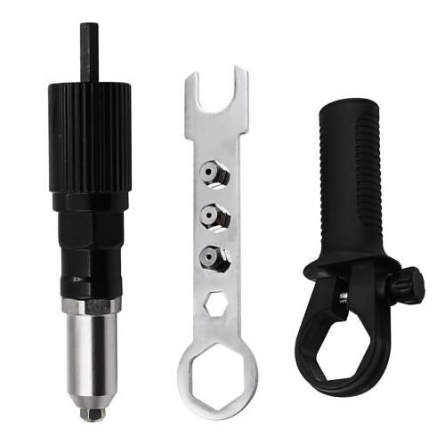 Electric Riveter Adapter Kit Drill Rivet Gun 1