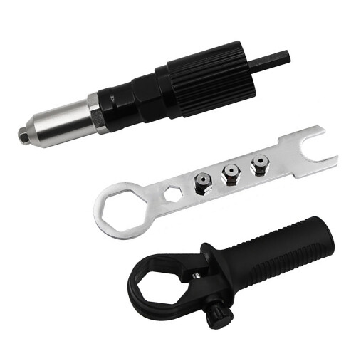 Electric Riveter Adapter Kit Drill Rivet Gun 2