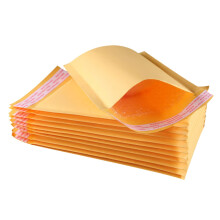 50 Stück Luftpolstertaschen Selbstklebende Versandtaschen 15x21CM Gepolstert für Kurierversand Orange Luftpolsterfolie