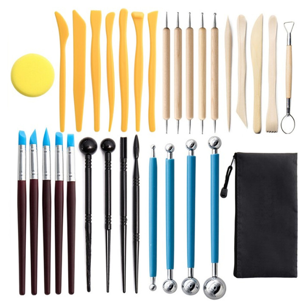 32 Piece Set Pottery Sculpting Tool