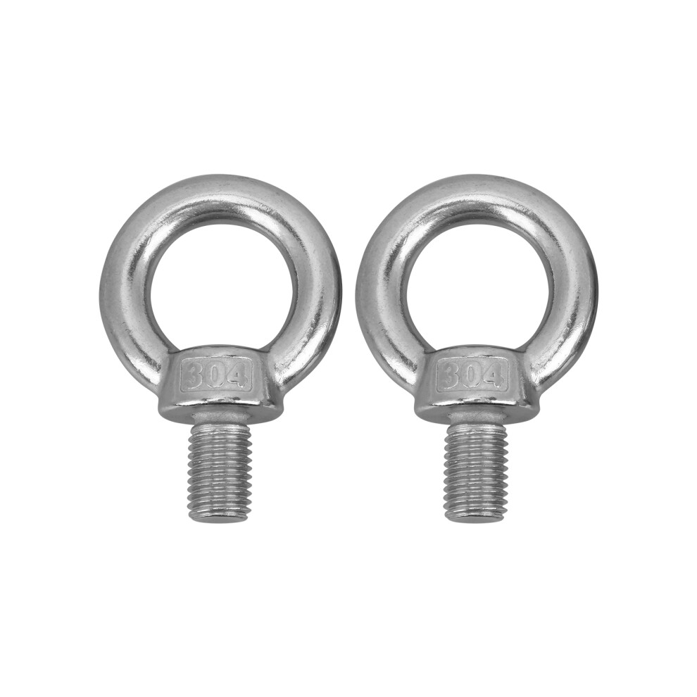 2Pcs Stainless Steel Lifting Ring Eye Bolt Heavy 9387669426640