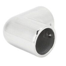 Pasamanos para barco de 2 direcciones 25 mm acero inoxidable plateado