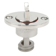 Tapón de drenaje para barco de acero inoxidable roscado de 0,75 pulgadas