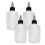 Pack de 4 botellas de aceite blancas de 100 ml 135,22,5 cm 1