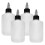 Pack de 4 botellas de aceite blancas de 100 ml 135,22,5 cm 3