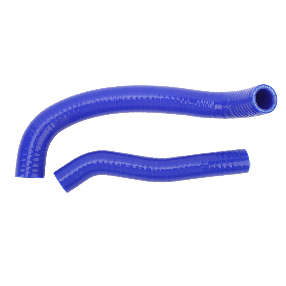 2Pcs Silicone Radiator Coolant Hose Kit Sealed Blue 9387669428057