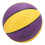 Rubber Basketball Rubber Yellow Purple Soft Touch 8