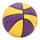 Rubber Basketball Rubber Yellow Purple Soft Touch 2