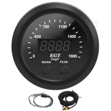 Car Exhaust Gas Temperature Gauge 2‑1/16in 52mm