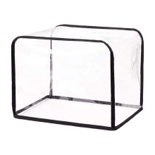 Toaster Dust Cover Waterproof Transparent Foldable Easy Clean for Air Fryer and Bread Machine - Small Appliance Accessory