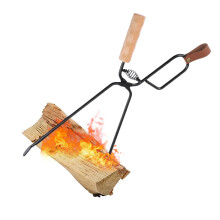 Feuerzangen 18-Inch Wood Tongs, Heavy Duty Fire Pit Gripper for Outdoor Fireplaces, Indoor Fireplaces, Bonfires