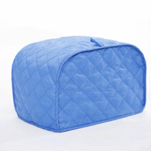 Toaster Cover Polyester Quilted Dustproof for 2-4 Slice Toaster Blue Large Appliance Protection