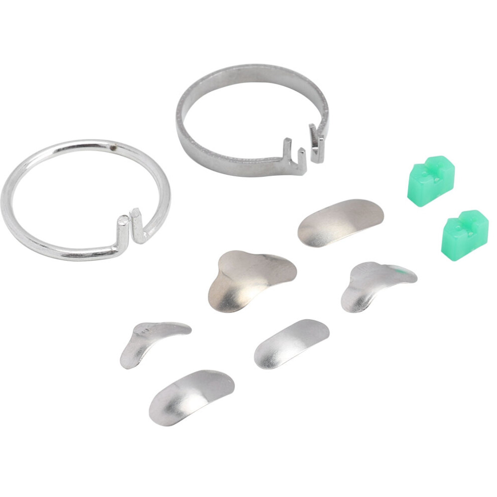 100Pcs Dental Matrices + Wedges & Ring | Durable, Sterilizable