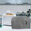 Anti Stain Bread Machine Cover Medium Size Black Toaster Mat for Baking and Camping Grey Bakeware Roasted Pans 4