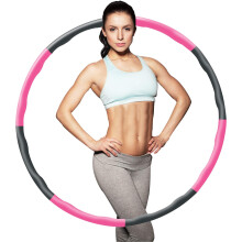 Fitness Hoop for Adults and Children, 1 kg Hula Hoop with 6-8 Detachable Segments for Abdominal Shaping and Home Fitness