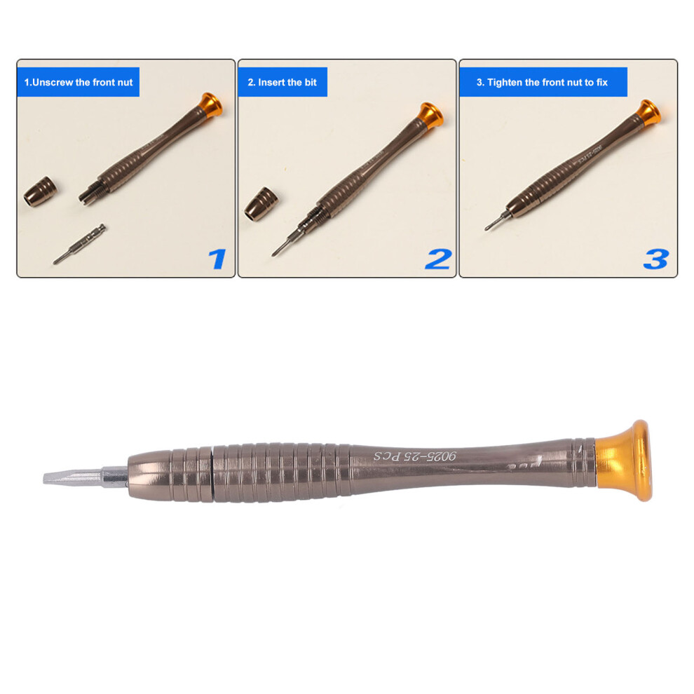 Accurate Screwdriver Bit Set 25 In 1 Diy Mini 9387669431057