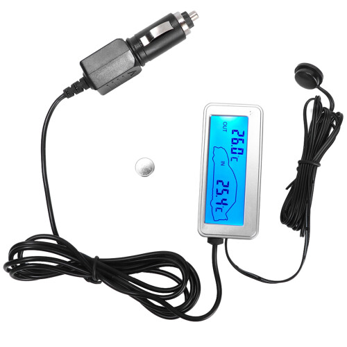 Car Digital 12V LCD Display Indoor Outdoor 1