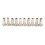 10 Sets 14G Bicycle Stainless Steel Spokes with 15