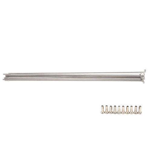 10 Sets 14G Bicycle Stainless Steel Spokes with