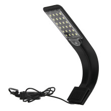 Clip-On-LED-Aquarienlicht 10 W ABS Schwarz