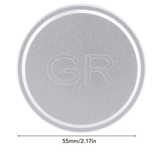 55 mm silberner Aluminium-Objektivdeckel für GR2 GR3 GR3X 1