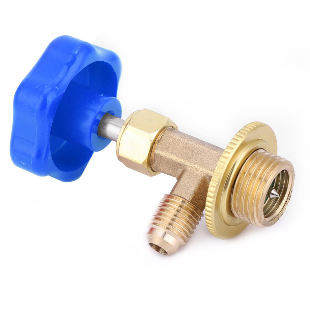 Durable Brass Refrigerant Dispensing Valve 1/4Sae For R134/R22 A/C Repair Tools 5021341613891
