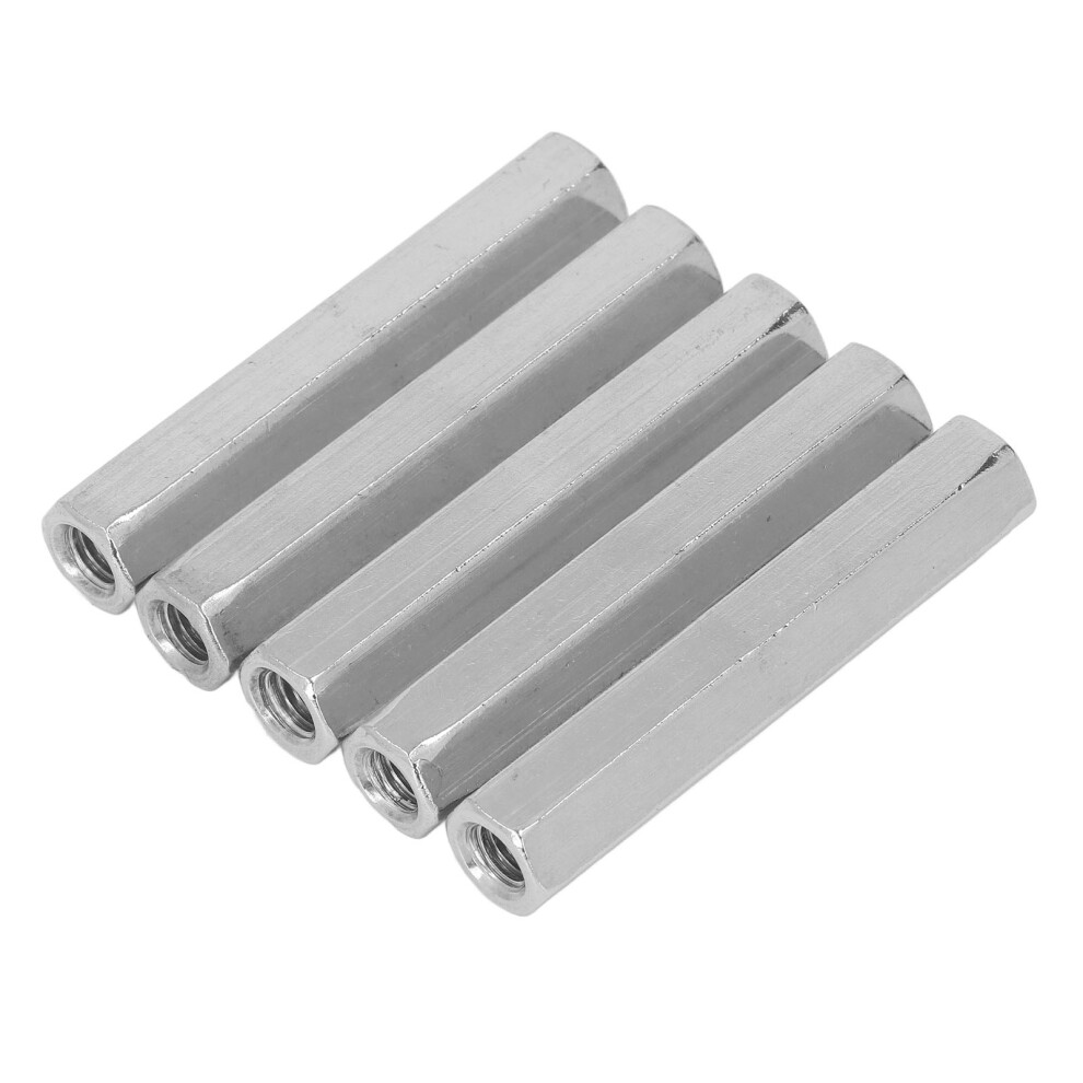 5 Pcs Hex Coupling Nut M8x1.25 75mm Length 304