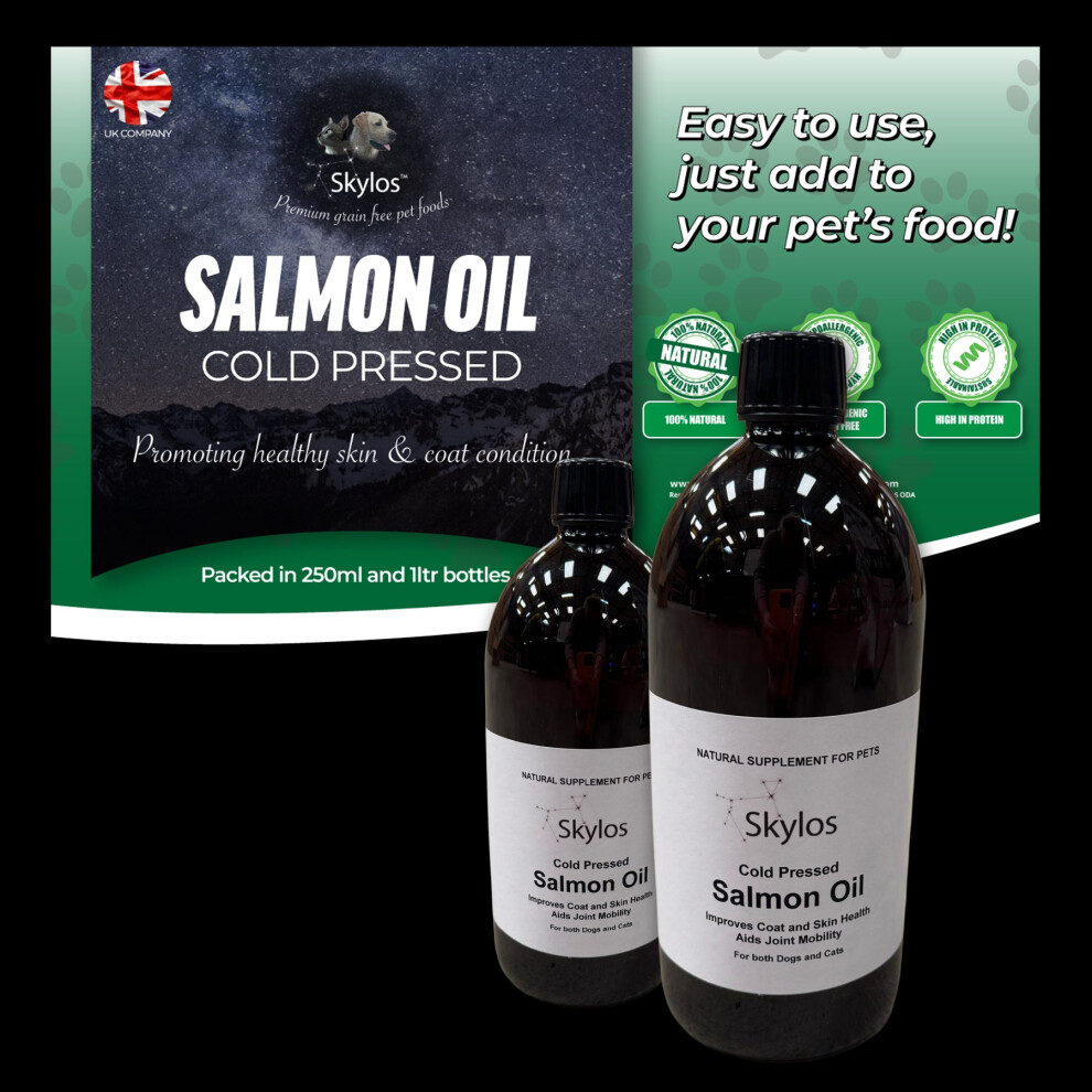 Skylos Foods Salmon (1Ltr) "Cold Pressed" Oil