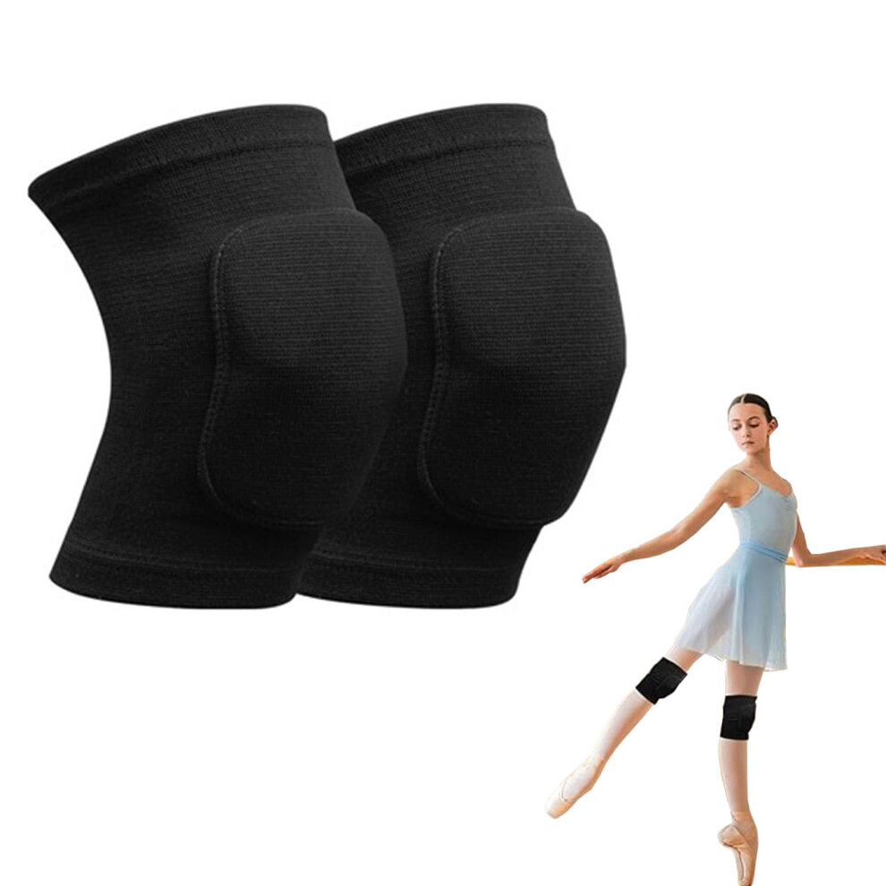 Volleyball Knee Pads for Kids, Breathable Elastic Soft Protection, Collision Absorption, Size Medium for Dance, Tennis, Yoga-image-OPC-PJMQKVX-NEW
