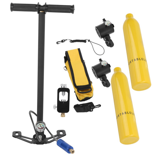 DIDEEP 0.5L Scuba Oxygen Cylinder Breather for 2