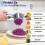 Potato Ricer 450ml with 2 Interchangeable Fixed Slices and Silicone Handle for Fluffy Mashed Potatoes and Easy Pressing 5