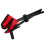 Taburete trípode para camping rojo, compacto y plegable 10