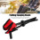 Taburete trípode para camping rojo, compacto y plegable 7