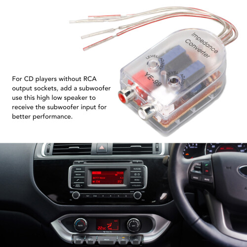 Convertidor de alto a bajo ABS RCA para CD VCD DVD 2
