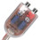 Convertidor de alto a bajo ABS RCA para CD VCD DVD 5