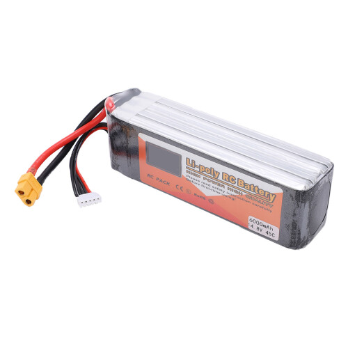 14.8V 6000mAh LiPoly Battery 45C 4S XT60 Plug 1