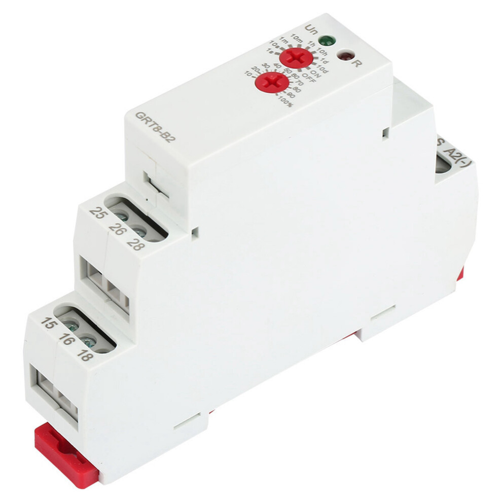 Grt8-B2 Din Rail Relay Ac/Dc 12V-240V 0.1S-10D Delay Timer 5081341622576