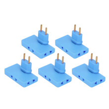 5 piezas Convertidor de enchufe 180 Adaptador 1-3 Ancho 80 mm 10 A